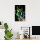 Poster Gorge de la Soca en Slovénie (Bureau à domicile)