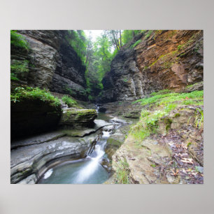 Poster Gorge de Watkins, parc d'état de gorge de Watkins,