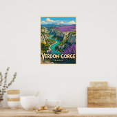 Poster Gorges du Verdon France (Cuisine)