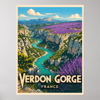 Poster Gorges du Verdon France