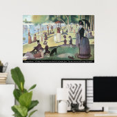 Poster Gorges Seurat - Dimanche Après-Midi (Bureau à domicile)