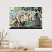 Poster Gorges Seurat - Dimanche Après-Midi (Cuisine)