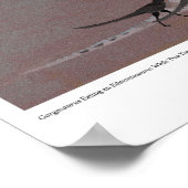 Poster Gorgosaurus mangeant un Edmontosaurus (Coin)