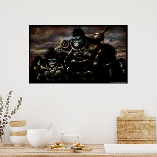 POSTER GORILLA (Cuisine)