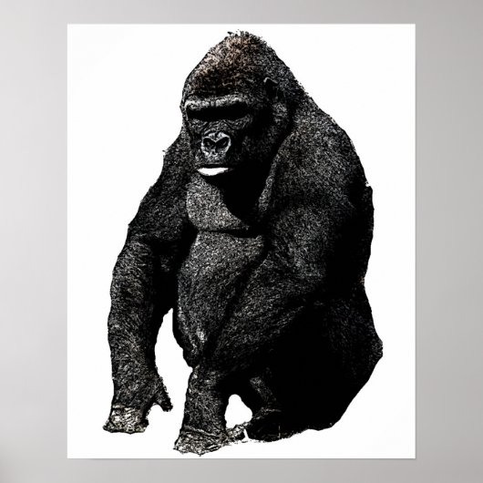 Poster Gorilla (Devant)