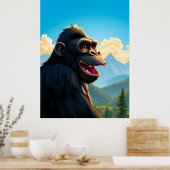 Poster Gorilla (Cuisine)
