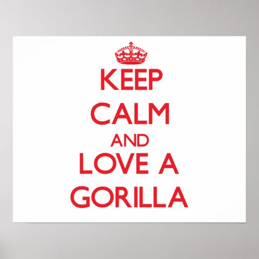 Poster Gorilla (Devant)