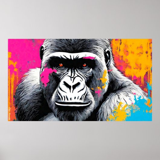 POSTER GORILLA 4 (Devant)