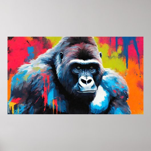 POSTER GORILLA 5 (Devant)
