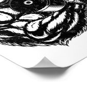 Poster Gorilla Bodybuilder Gym Weightlifting Tee Workout  (Coin)