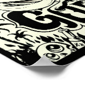 Poster Gorilla du rhum rouge (Coin)