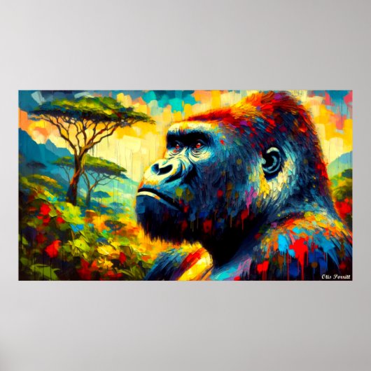 POSTER GORILLA EST 7 (Devant)