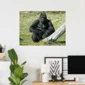 Poster Gorilla Lowland (Bureau à domicile)