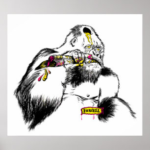 Poster Gorilla x Artiste
