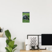 Poster Gorille suceuse de pouce (Bureau à domicile)