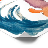 Poster Gorille Surfeur (Coin)