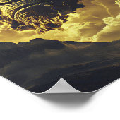 Poster Gorille Tonnerre de la Tempête Éternelle (Coin)