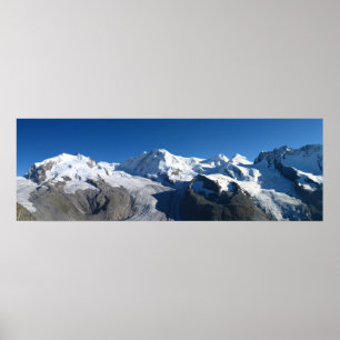 Poster Gornergrat Alpes suisses