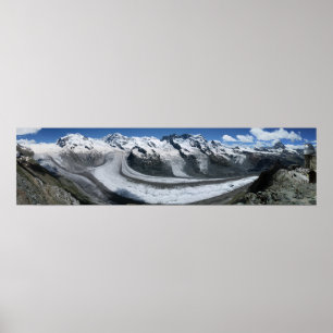 Poster Gornergrat Zermatt Monte Rosa