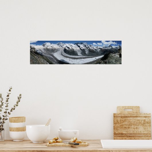 Poster Gornergrat Zermatt Monte Rosa (Cuisine)