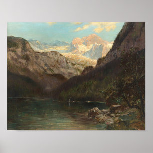 Poster Gosausee & Dachstein par Konrad Petrides