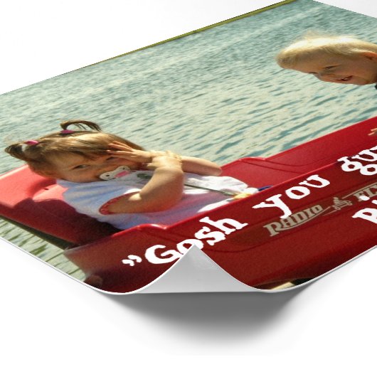 POSTER "GOSH YOU GUYS" (Coin)