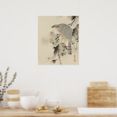 Poster Goshawk asiatique - 1890 (Cuisine)