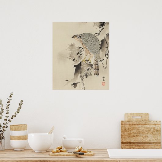 Poster Goshawk asiatique - 1890 (Cuisine)