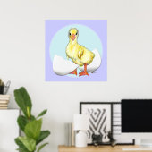 Poster Gosling : Je viens d'éclos (Bureau à domicile)