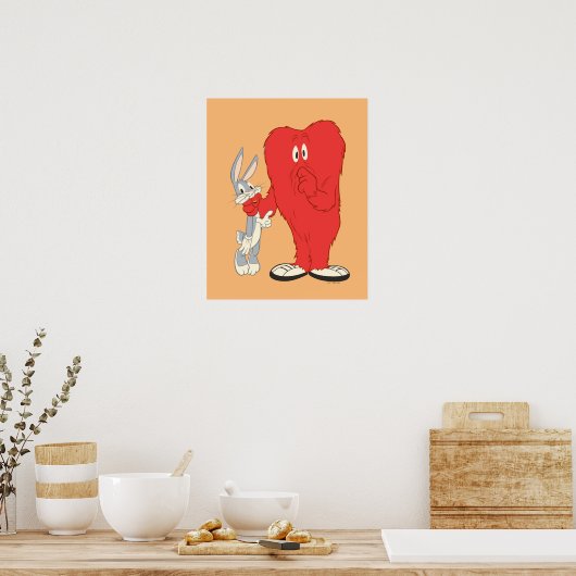 Poster Gossamer Holding BUGS BUNNY™ (Cuisine)
