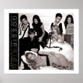 Poster Gossip Girl Black and White Group Graphisme (Devant)