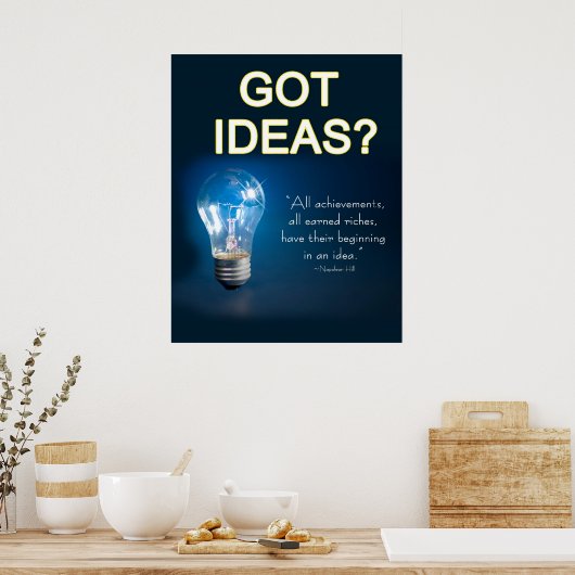 Poster - GOT IDEAS? (Cuisine)