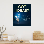 Poster - GOT IDEEËN? (Keuken)