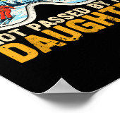 Poster Got Ped By My Daughter Funny Family Skiing  (Coin)