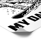 Poster Got Ped By My Daughter Funny Skiing Ski Dad Winter (Coin)