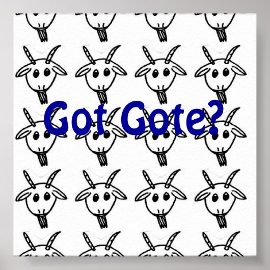 Poster Gote (Devant)