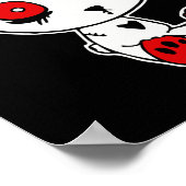 Poster Goth Bunny Lazy Costume d'Halloween Scary Gothique (Coin)