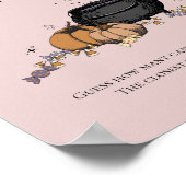 Poster Goth Devinez combien de bonbons Baby shower jeu (Coin)