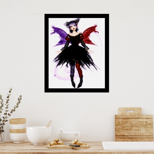Poster Goth Fairy (Cuisine)
