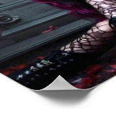 Poster Goth Girl (Coin)