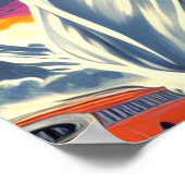 Poster Goth Sci-fi Girl (Coin)