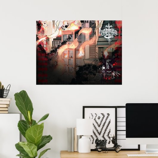 Poster Gotham Brûler (Bureau à domicile)