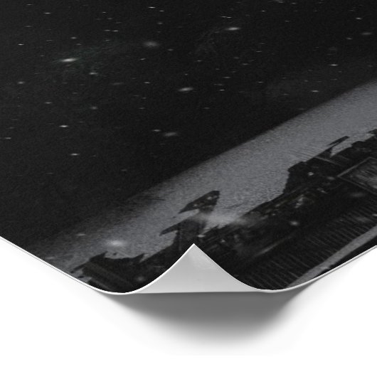 Poster Gotham Garden (hiver) (Coin)