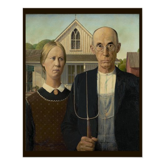 Poster Gothic américain (Devant)