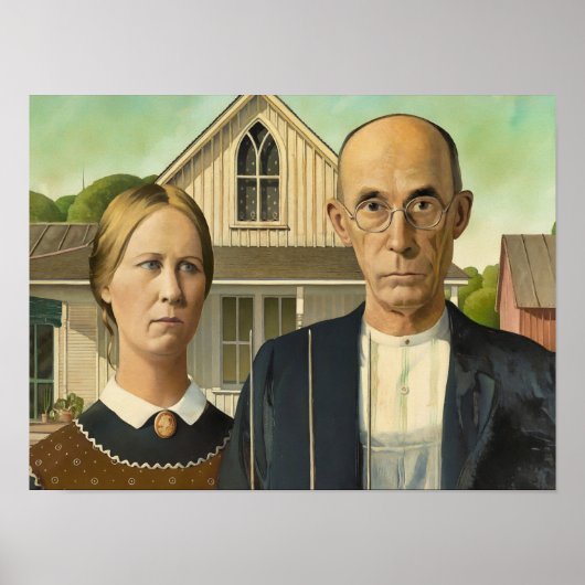 Poster Gothic américain (Devant)