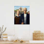 Poster Gothic américain de Grant Wood (Cuisine)