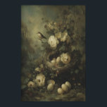 Poster Gothic Bird Nest and Roses Oil Painting, Dark<br><div class="desc">Gothic Bird Nest and Roses Oil Painting, Dark Cottagecore Wall Art (Digital Download) 215 Dark Academia, Dark Academia aesthetic, Dark Academia style, vintage academia, gothic academic, classic literature aesthetic, moody vintage art, intellectual aesthetic, old books aesthetic, scholarly style, medieval academia, antique aesthetic, dark vintage style, academic gothic, classic dark art...</div>