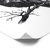Poster Gothic Crow Humor F-Caw-F Funny Essential (Coin)