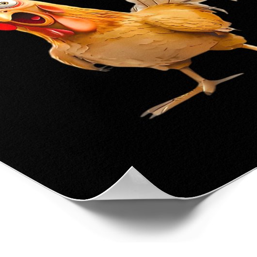 Poster Gothic Funny Humor Crow F-Caw-F (Coin)