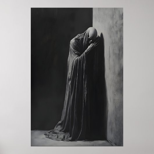 Poster Gothic Grim Reaper Wall Art Dark Academia (Devant)